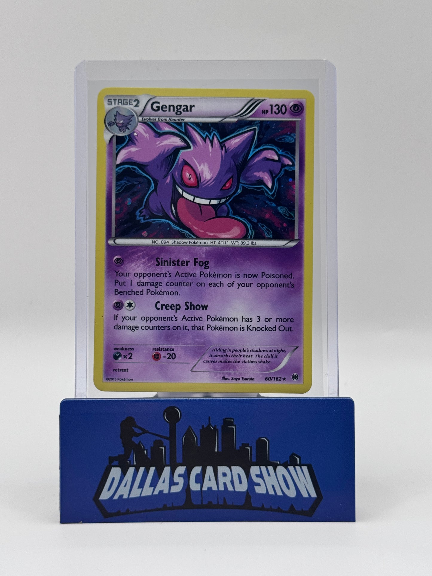 2015 Pokemon - Gengar (Holo Rare) - 60/162 Generations MP