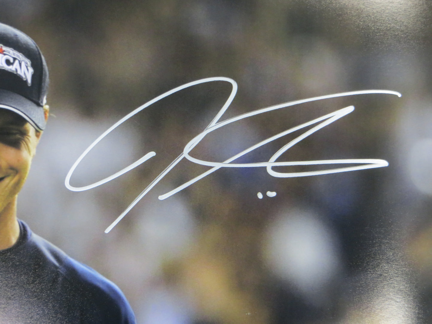 JOSH HAMILTON & MICHAEL YOUNG TEXAS RANGERS SIGNED All Star Game 16x20 BAS