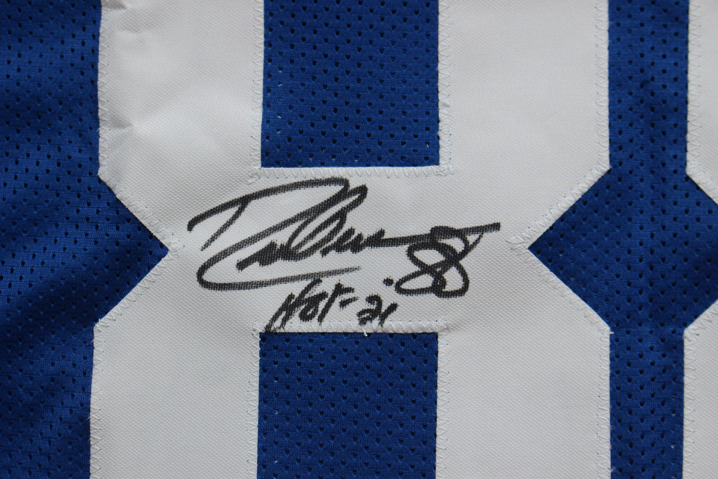 DREW PEARSON DALLAS COWBOYS SIGNED Throwback JERSEY w/HOF21 BAS COA