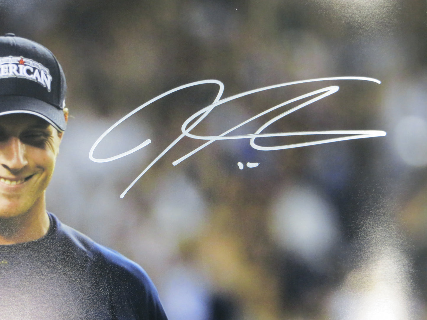 JOSH HAMILTON & MICHAEL YOUNG TEXAS RANGERS SIGNED All Star Game 16x20 BAS