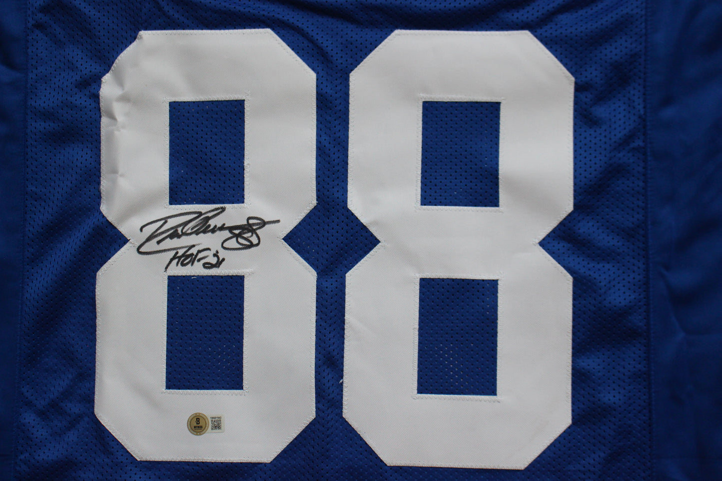 DREW PEARSON DALLAS COWBOYS SIGNED Throwback JERSEY w/HOF21 BAS COA