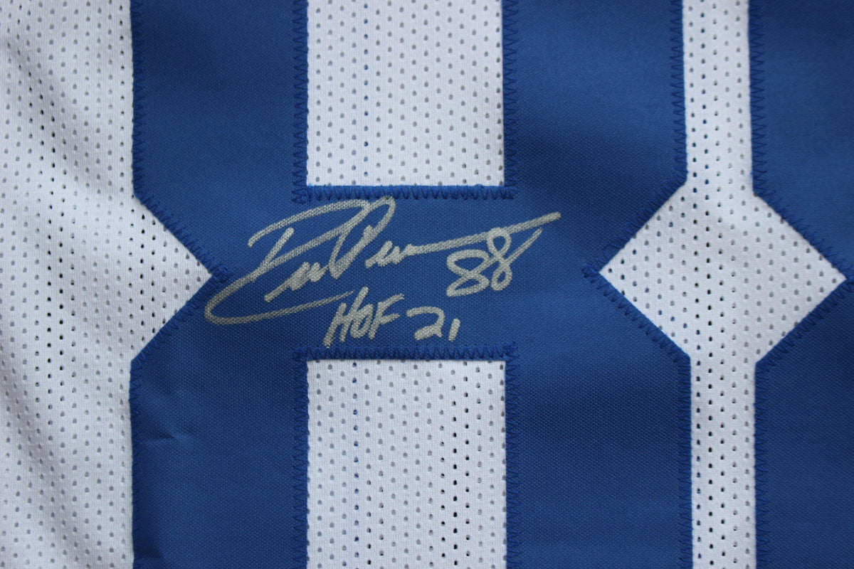 DREW PEARSON DALLAS COWBOYS SIGNED JERSEY wHOF21 XL BAS