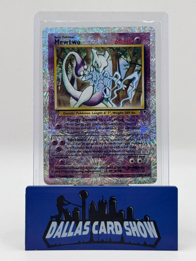 2002 Pokemon - Mewtwo (Rev. Foil) - 29/110 Legendary Collection DMG'd RARE