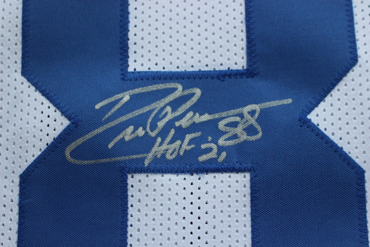 DREW PEARSON DALLAS COWBOYS SIGNED JERSEY wHOF21 XL BAS