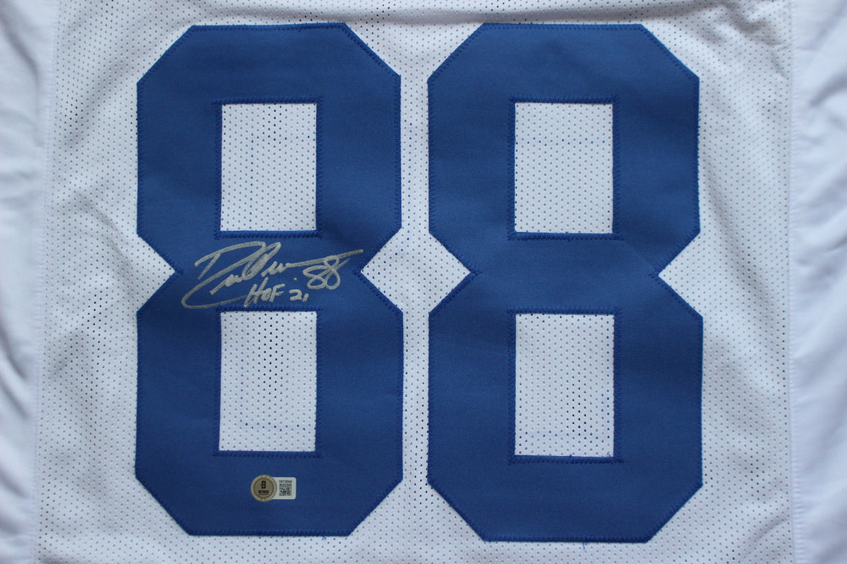 DREW PEARSON DALLAS COWBOYS SIGNED JERSEY wHOF21 XL BAS