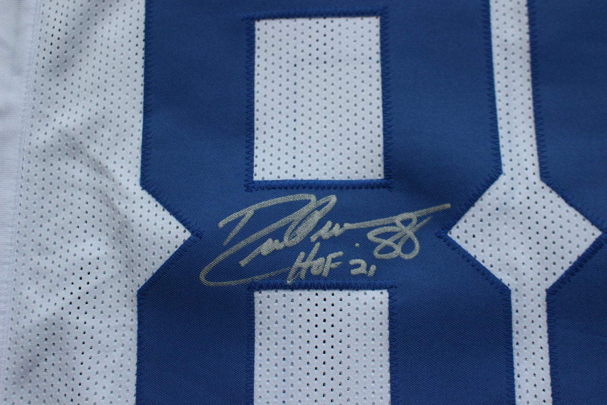 DREW PEARSON DALLAS COWBOYS SIGNED JERSEY wHOF21 XL BAS