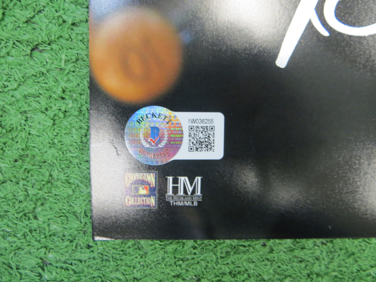 MICHAEL YOUNG TEXAS RANGERS SIGNED 11x14 PHOTO BAS COA