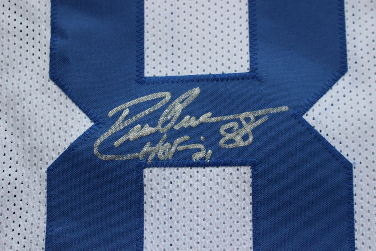 DREW PEARSON DALLAS COWBOYS SIGNED JERSEY wHOF21 XL BAS