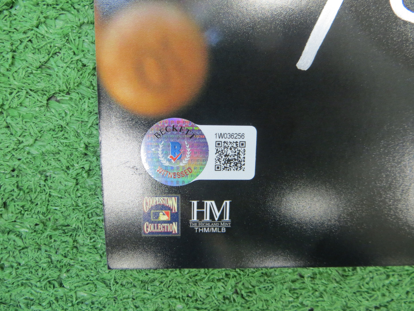 MICHAEL YOUNG TEXAS RANGERS SIGNED 11x14 PHOTO BAS COA