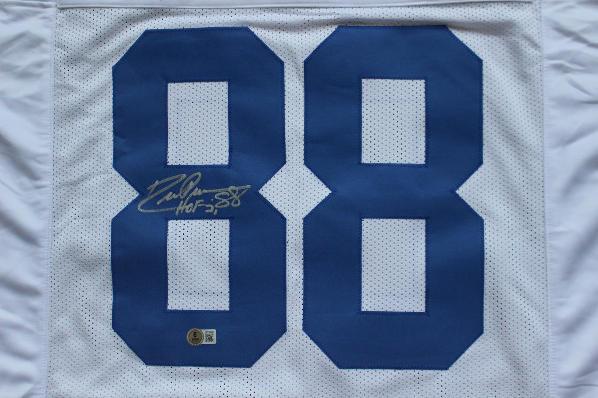 DREW PEARSON DALLAS COWBOYS SIGNED JERSEY wHOF21 XL BAS