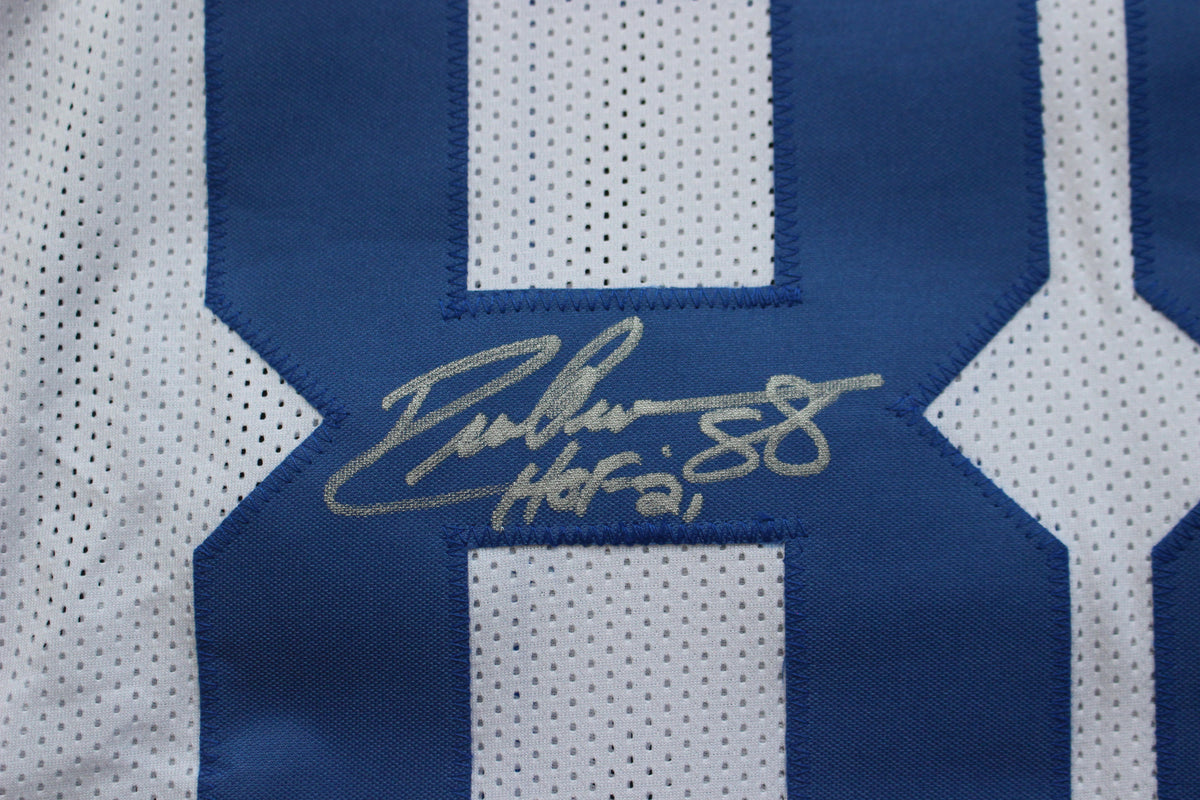 DREW PEARSON DALLAS COWBOYS SIGNED JERSEY wHOF21 XL BAS
