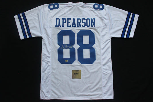DREW PEARSON DALLAS COWBOYS SIGNED JERSEY wHOF21 XL BAS