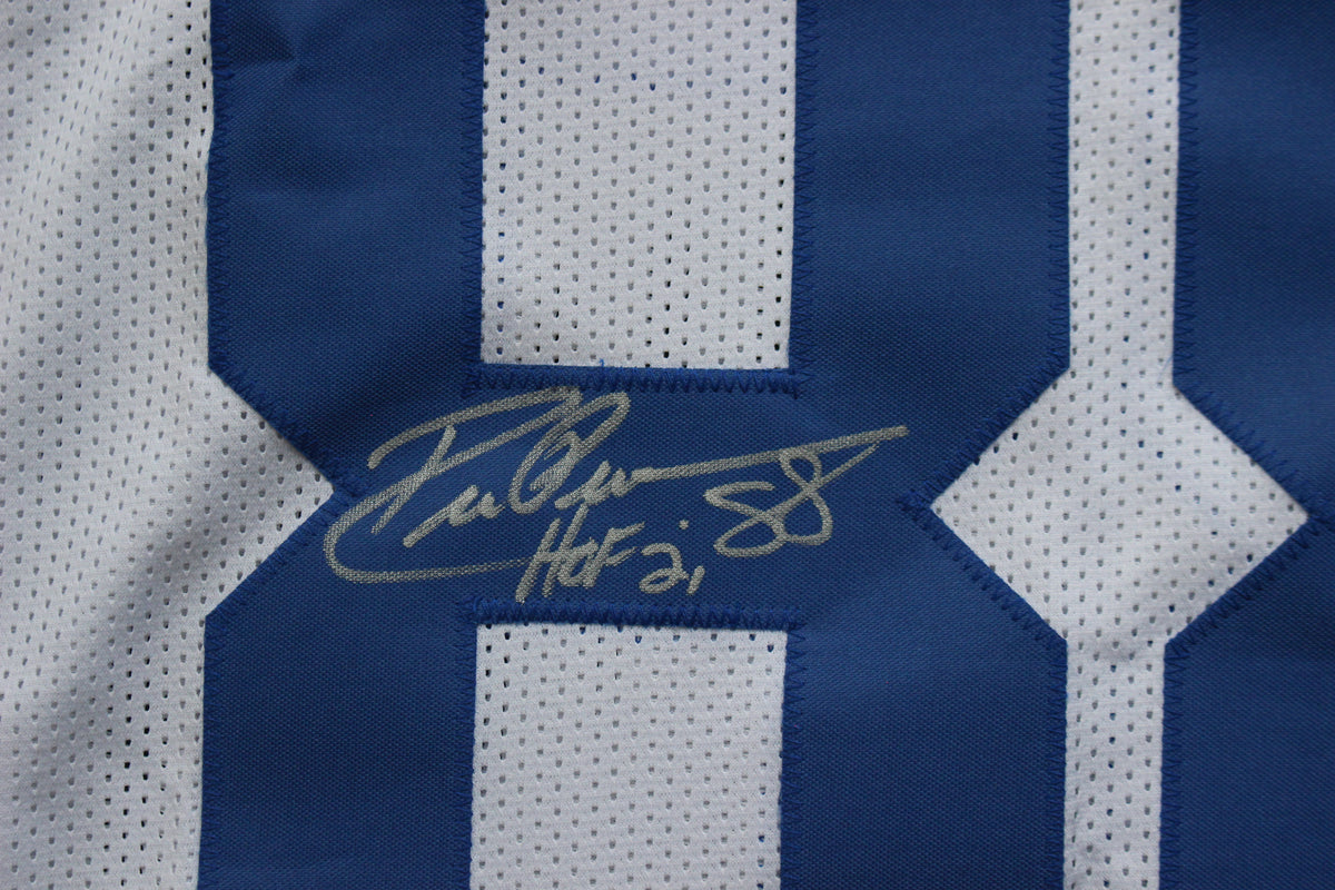 DREW PEARSON DALLAS COWBOYS SIGNED JERSEY wHOF21 XL BAS