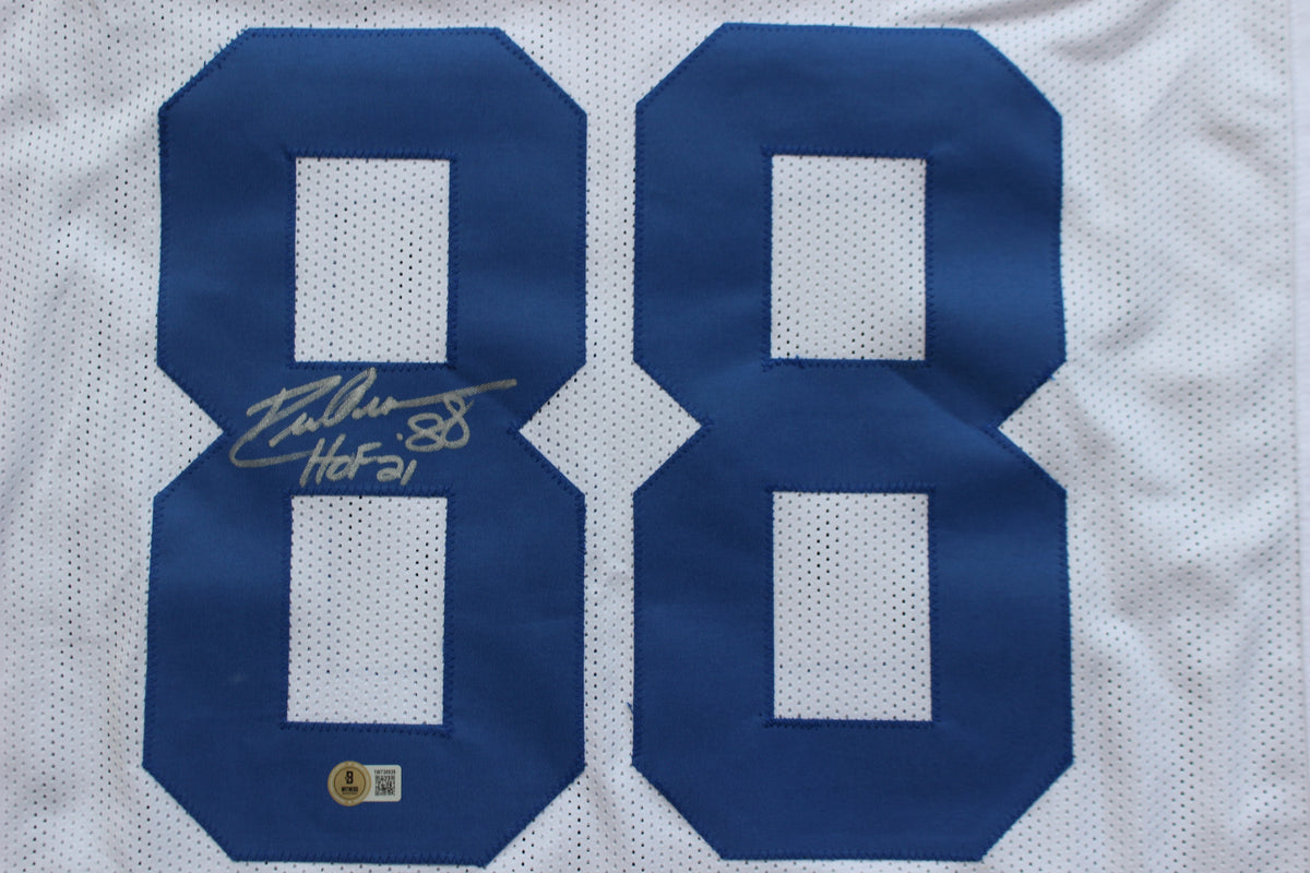 DREW PEARSON DALLAS COWBOYS SIGNED JERSEY wHOF21 3XL BAS