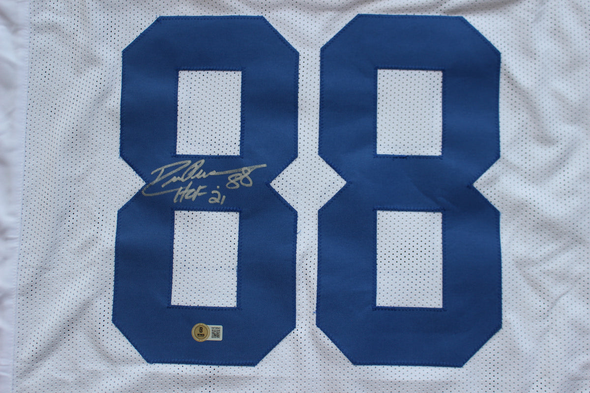 DREW PEARSON DALLAS COWBOYS SIGNED JERSEY wHOF21 3XL BAS