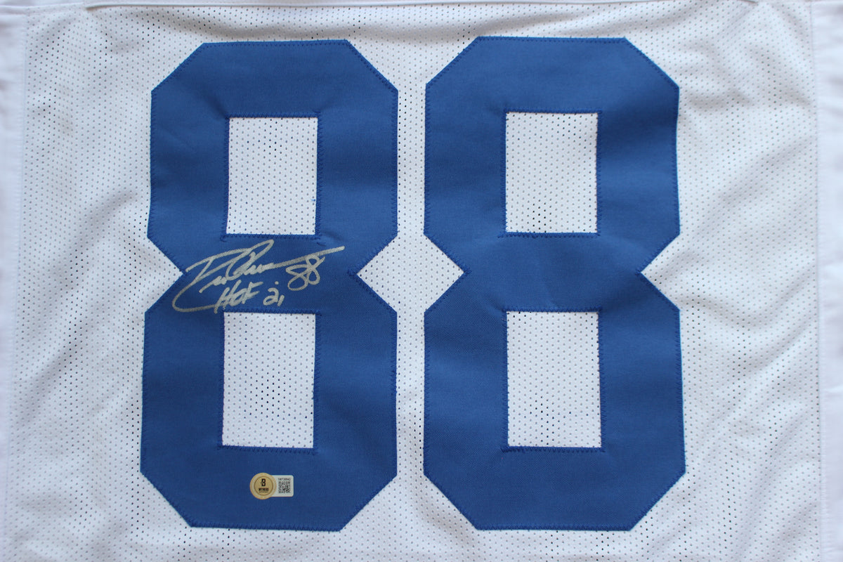 DREW PEARSON DALLAS COWBOYS SIGNED JERSEY wHOF21 3XL BAS