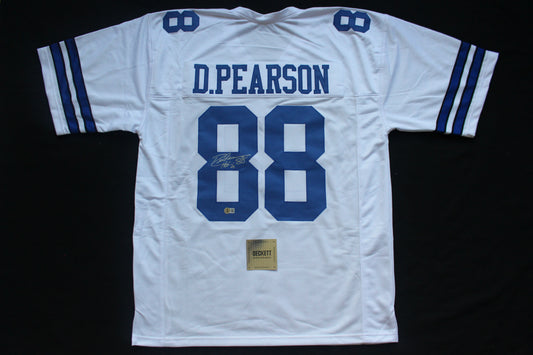 DREW PEARSON DALLAS COWBOYS SIGNED JERSEY wHOF21 3XL BAS