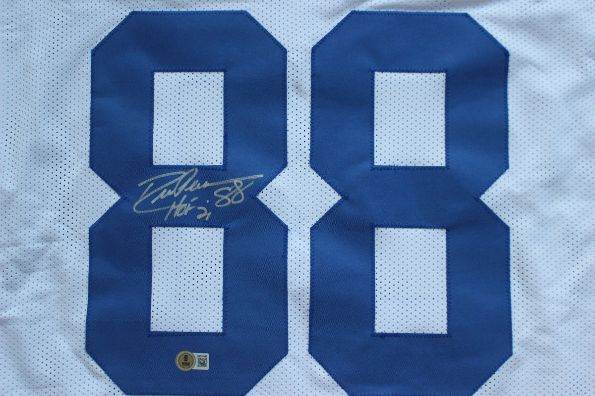 DREW PEARSON DALLAS COWBOYS SIGNED JERSEY wHOF21 3XL BAS
