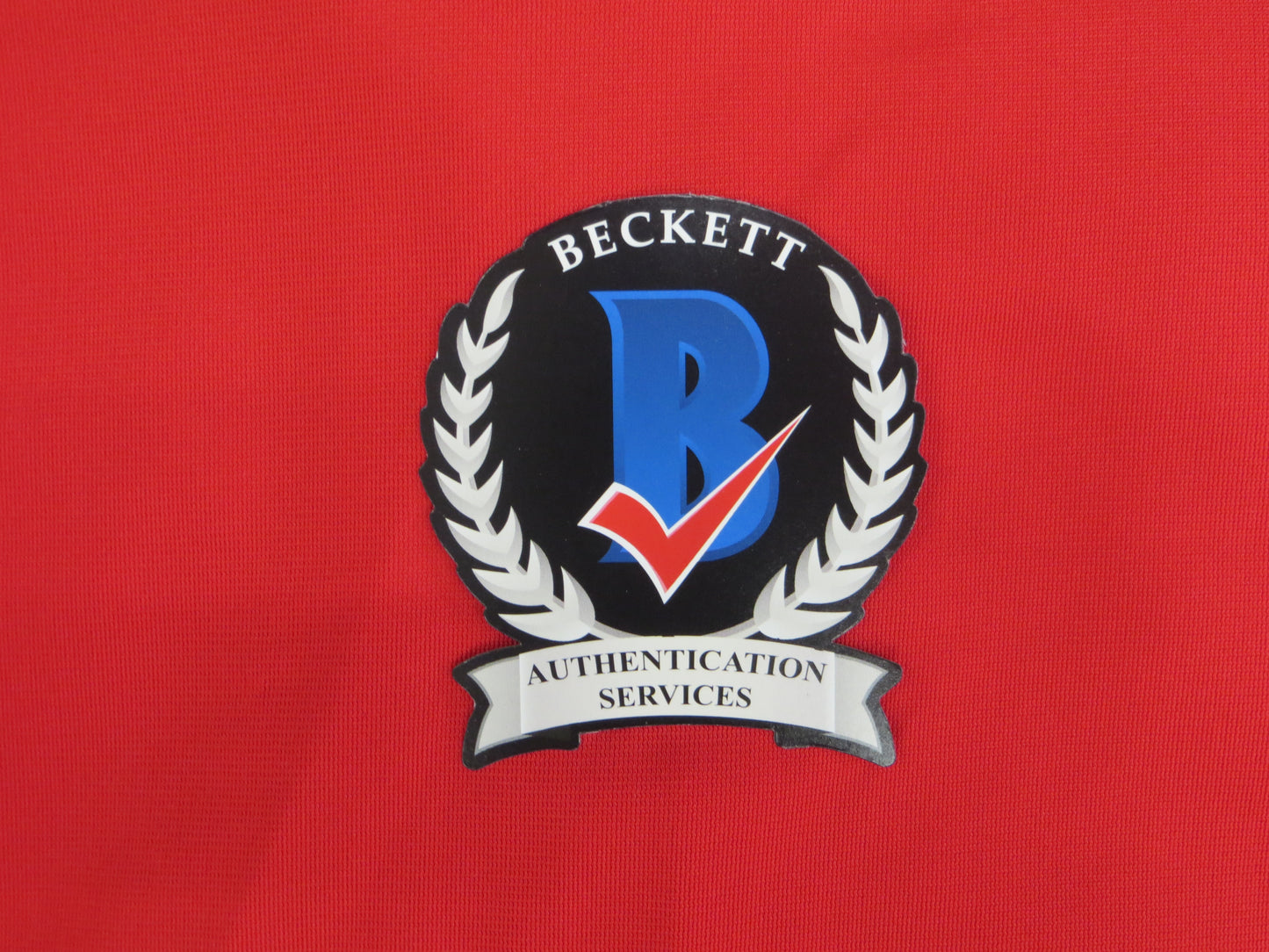 MICHAEL YOUNG TEXAS RANGERS SIGNED RED JERSEY size XL BAS COA