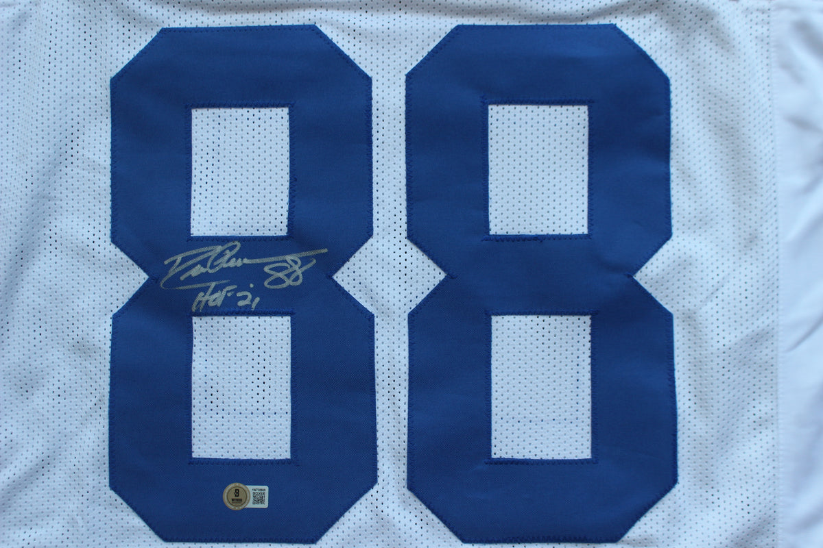 DREW PEARSON DALLAS COWBOYS SIGNED JERSEY wHOF21 2XL BAS
