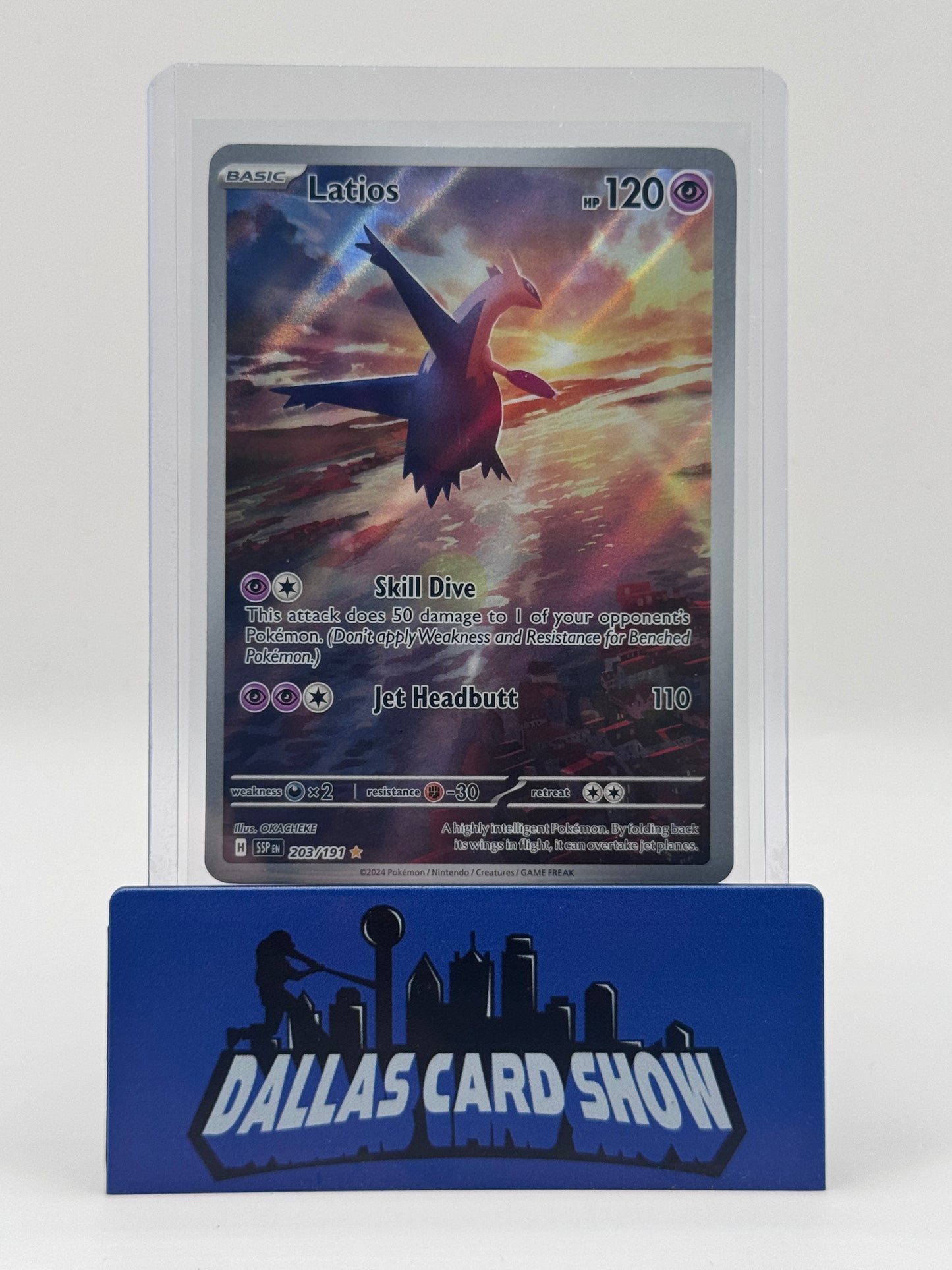 2024 Pokemon - Latias (Illustration Rare) - 203/191 Surging Sparks NM