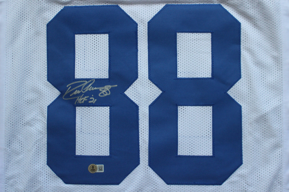 DREW PEARSON DALLAS COWBOYS SIGNED JERSEY wHOF21 2XL BAS
