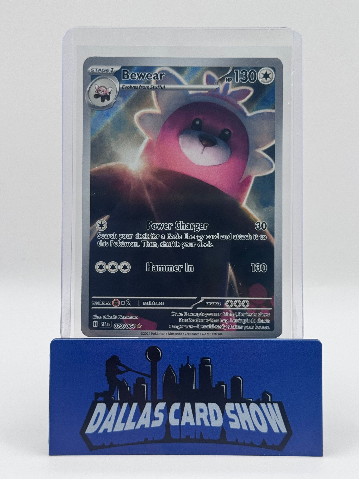2024 Pokemon - Bewear (Illustration Rare) - 079/064 Shrouded Fable NM