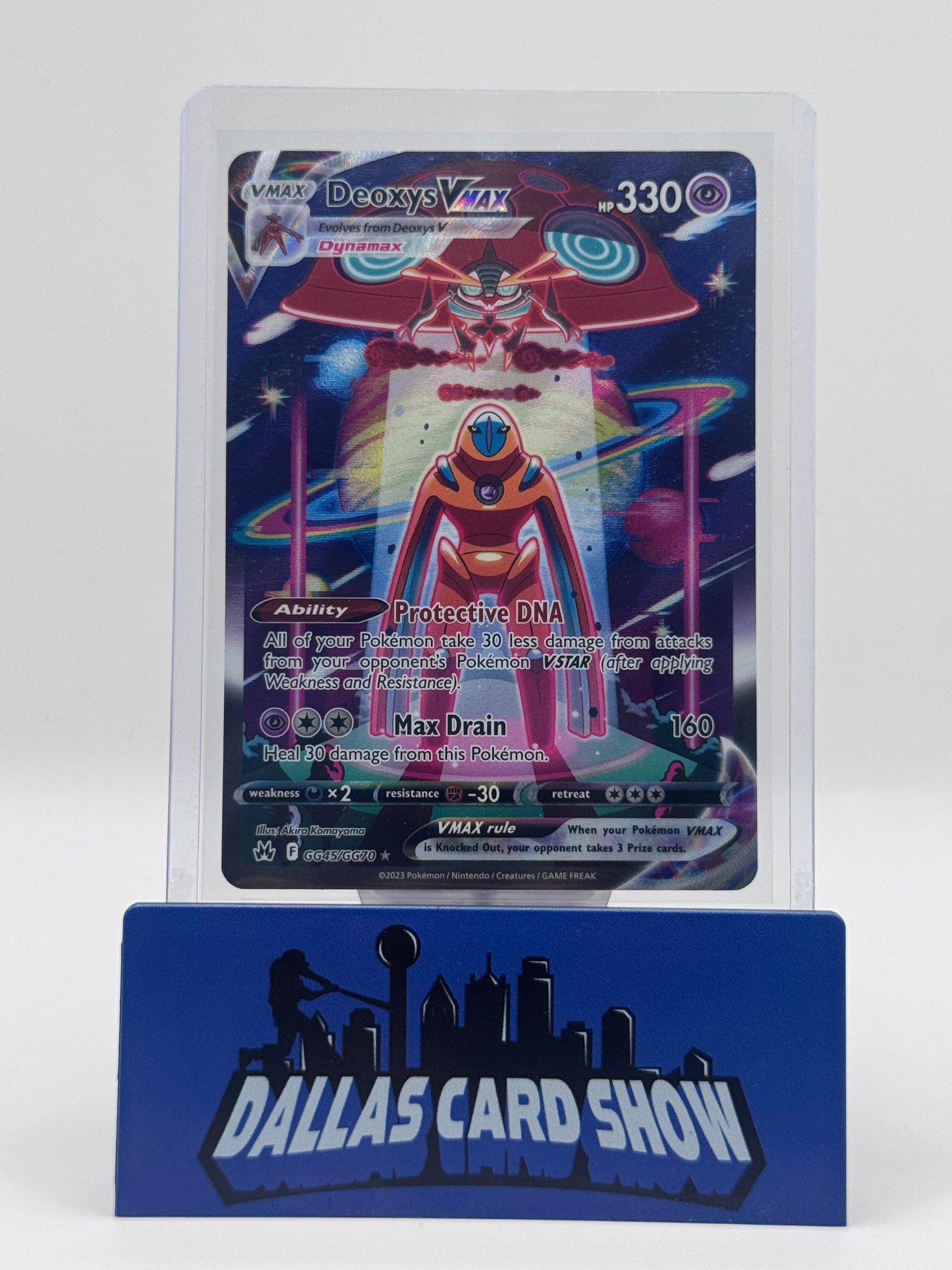 2023 Pokemon - Deoxys VMAX (Galarian Gallery) - GG45/GG70 Crown Zenith NM