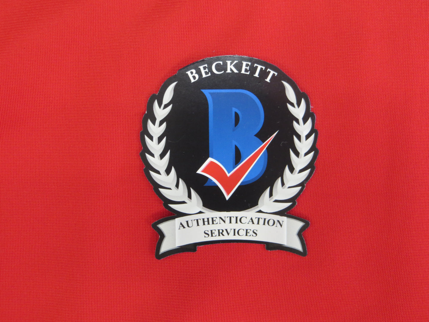 MICHAEL YOUNG TEXAS RANGERS SIGNED RED JERSEY size XL BAS COA