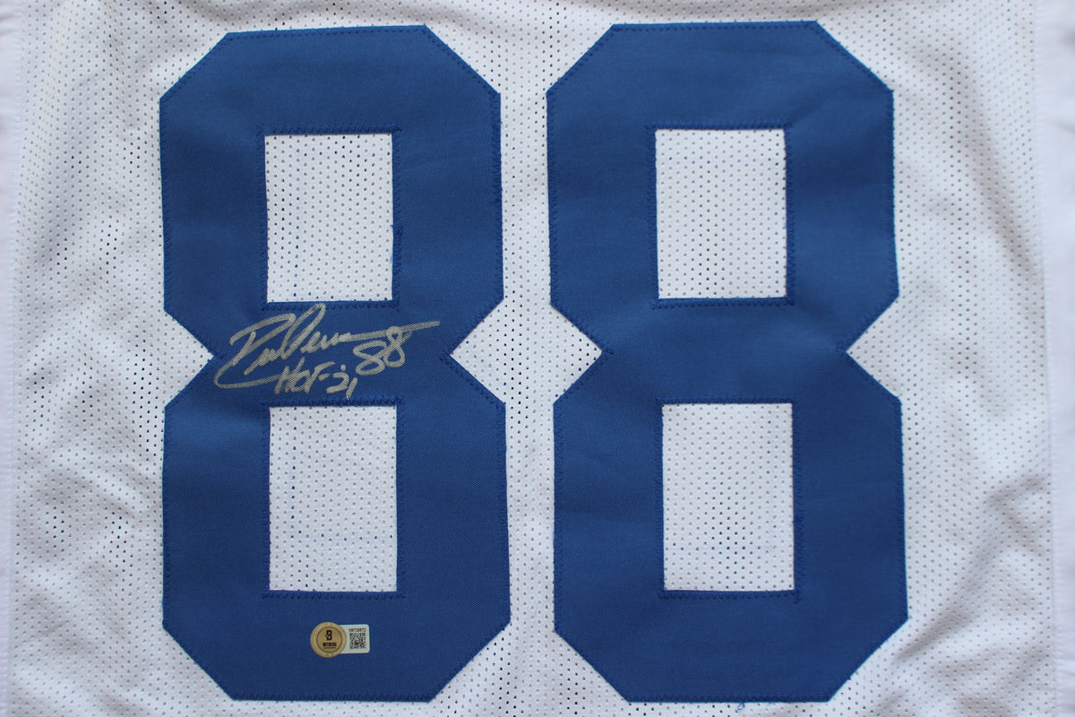 DREW PEARSON DALLAS COWBOYS SIGNED JERSEY wHOF21 2XL BAS