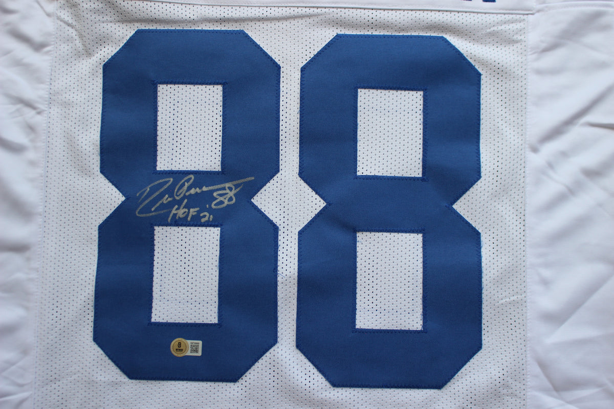 DREW PEARSON DALLAS COWBOYS SIGNED JERSEY wHOF21 Large BAS
