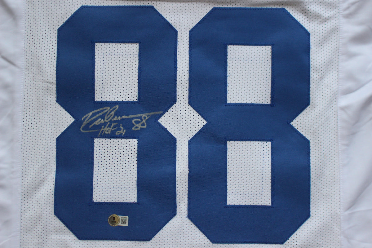 DREW PEARSON DALLAS COWBOYS SIGNED JERSEY wHOF21 Large BAS