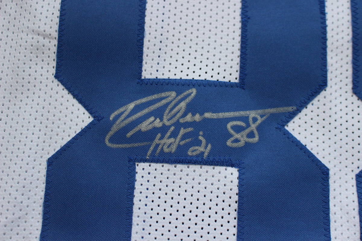 DREW PEARSON DALLAS COWBOYS SIGNED JERSEY wHOF21 Large BAS