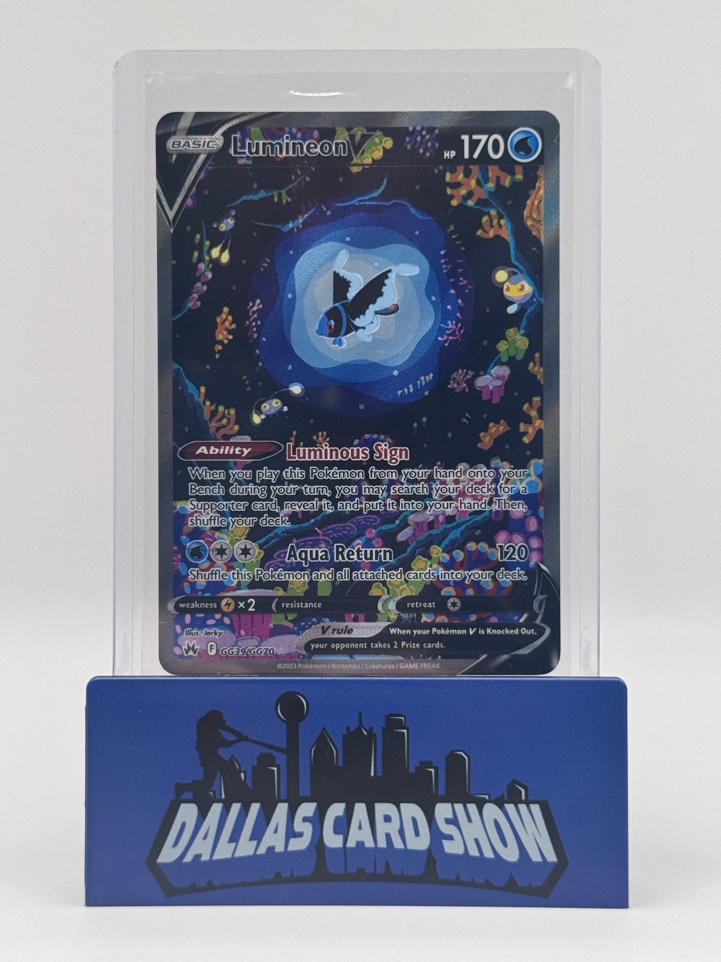 2023 Pokemon - Lumineon V (Galarian Gallery) - GG39/GG70 Crown Zenith NM