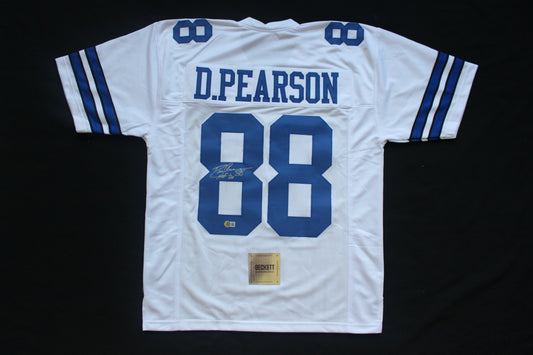 DREW PEARSON DALLAS COWBOYS SIGNED JERSEY wHOF21 Large BAS