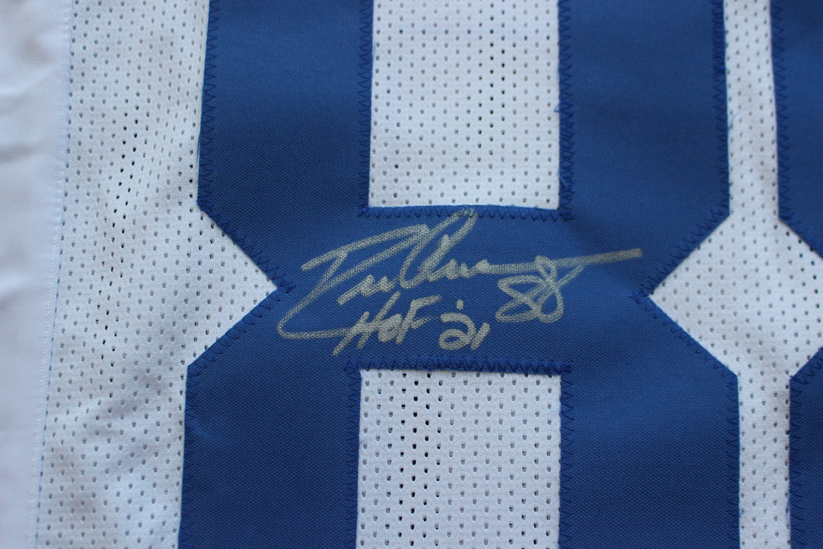 DREW PEARSON DALLAS COWBOYS SIGNED JERSEY wHOF21 Large BAS