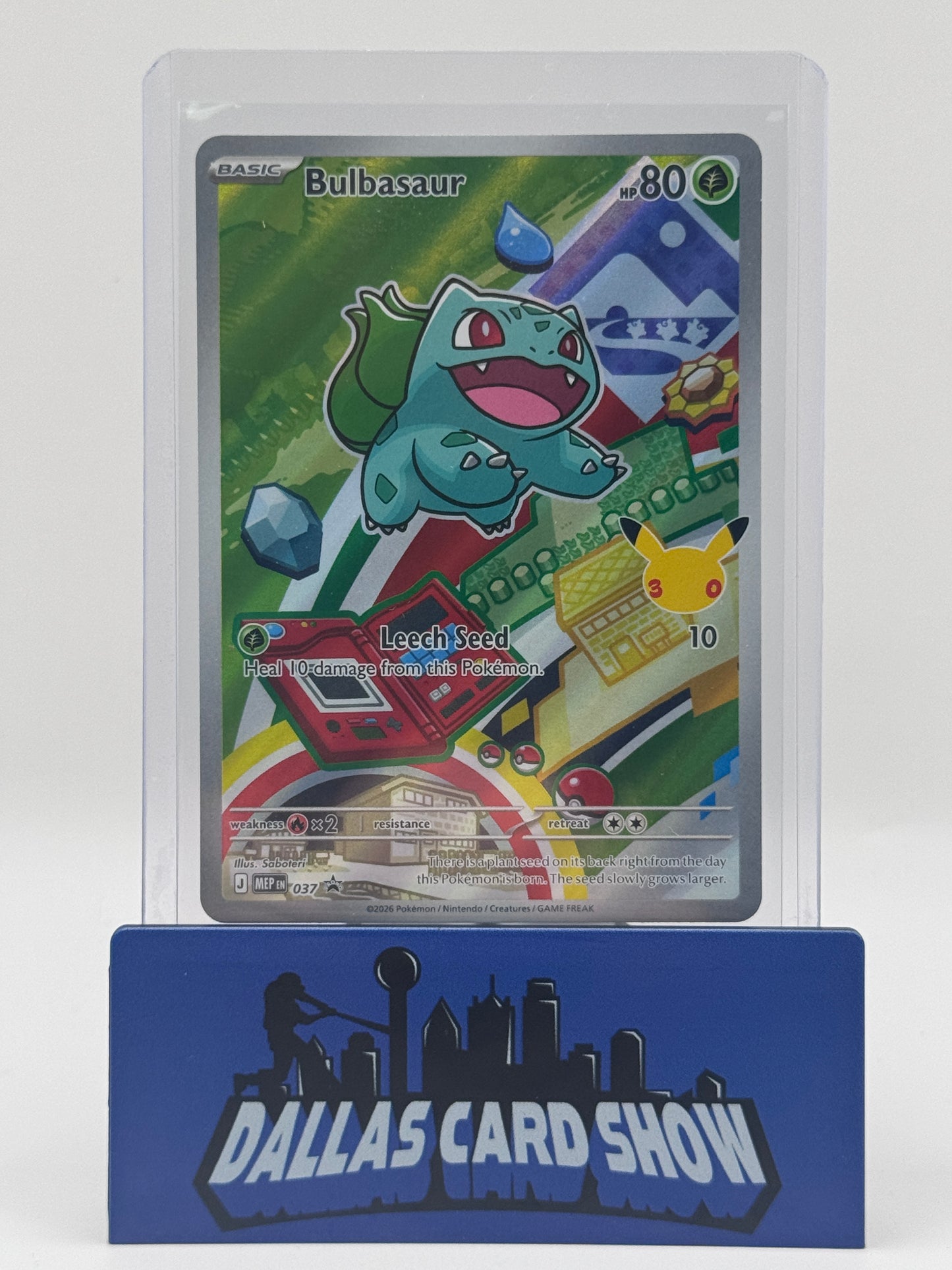 2026 Pokemon - Bulbasaur (Illustration Rare) - MEP037 First Partner Illustration Collection NM
