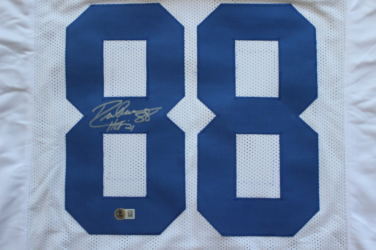 DREW PEARSON DALLAS COWBOYS SIGNED JERSEY wHOF21 Large BAS