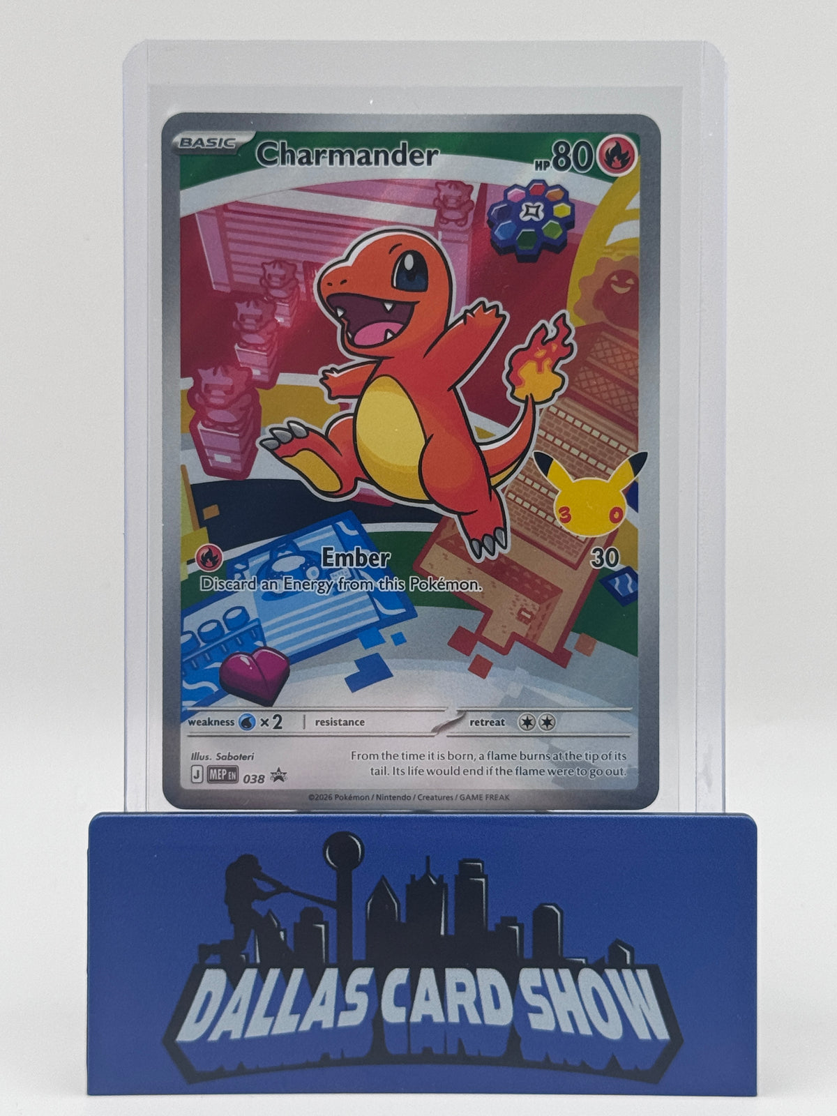2026 Pokemon - Charmander (Illustration Rare) - MEP038 First Partner Illustration Collection NM