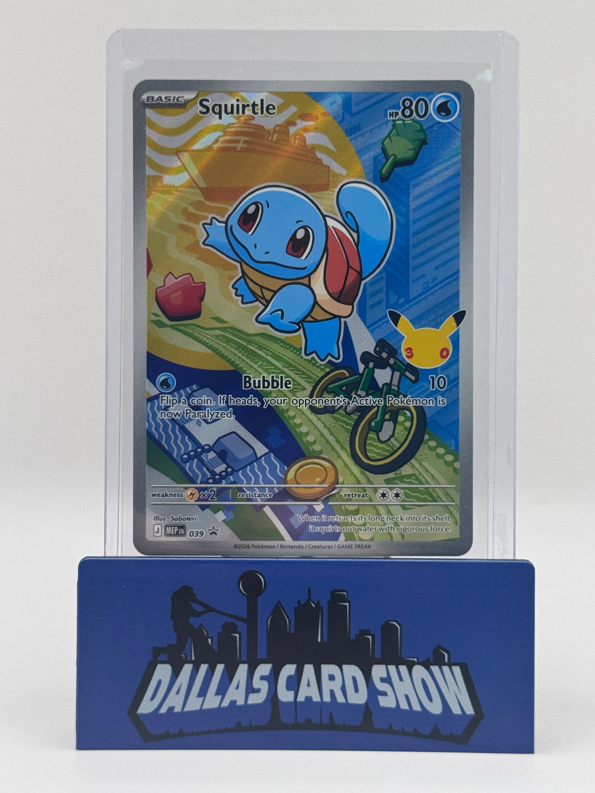 2026 Pokemon - Squirtle (Illustration Rare) - MEP039 First Partner Illustration Collection NM