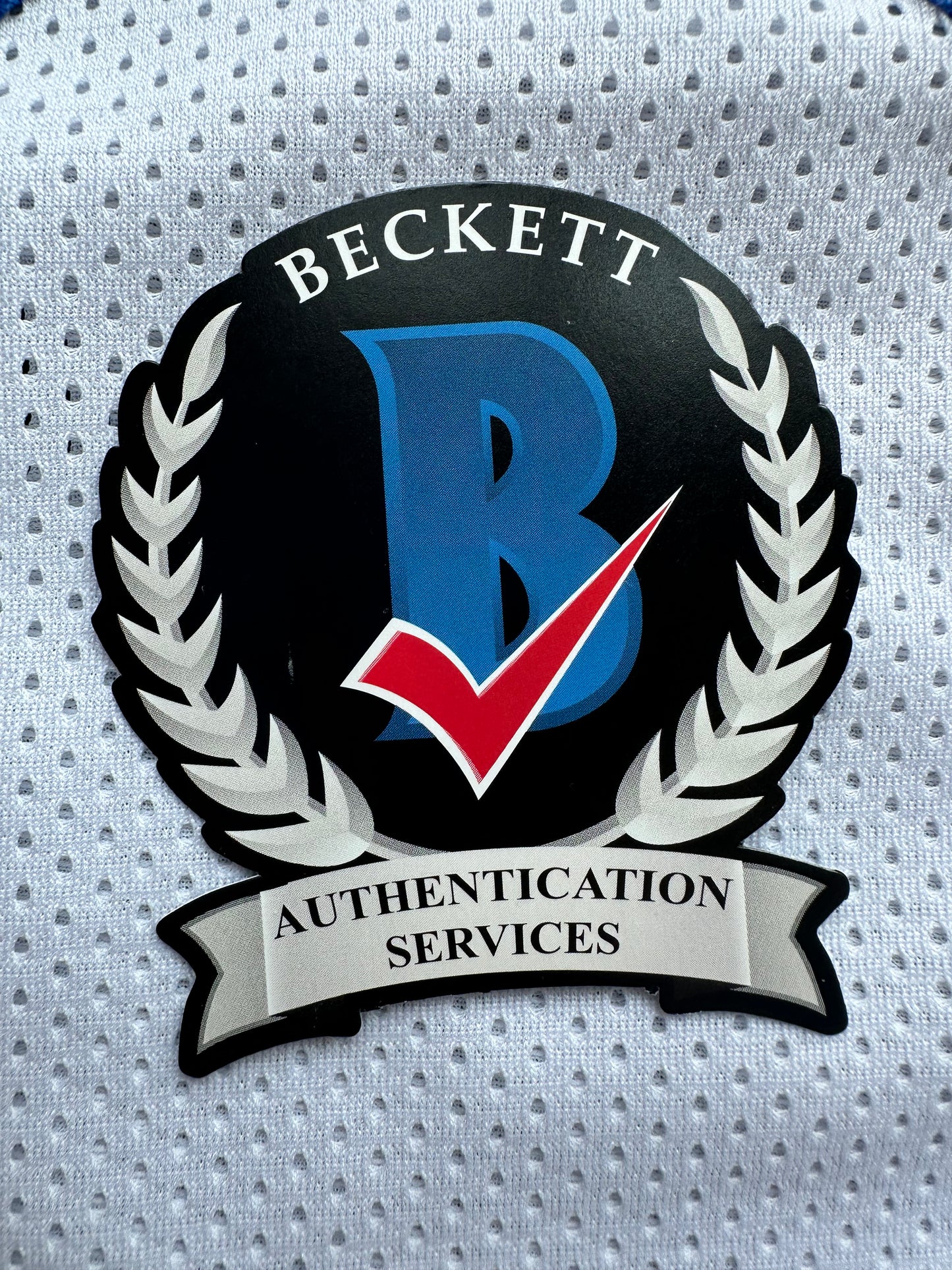 EUGENE LOCKHART DALLAS COWBOYS SIGNED WHITE JERSEY w/MULTI INSCs M BAS