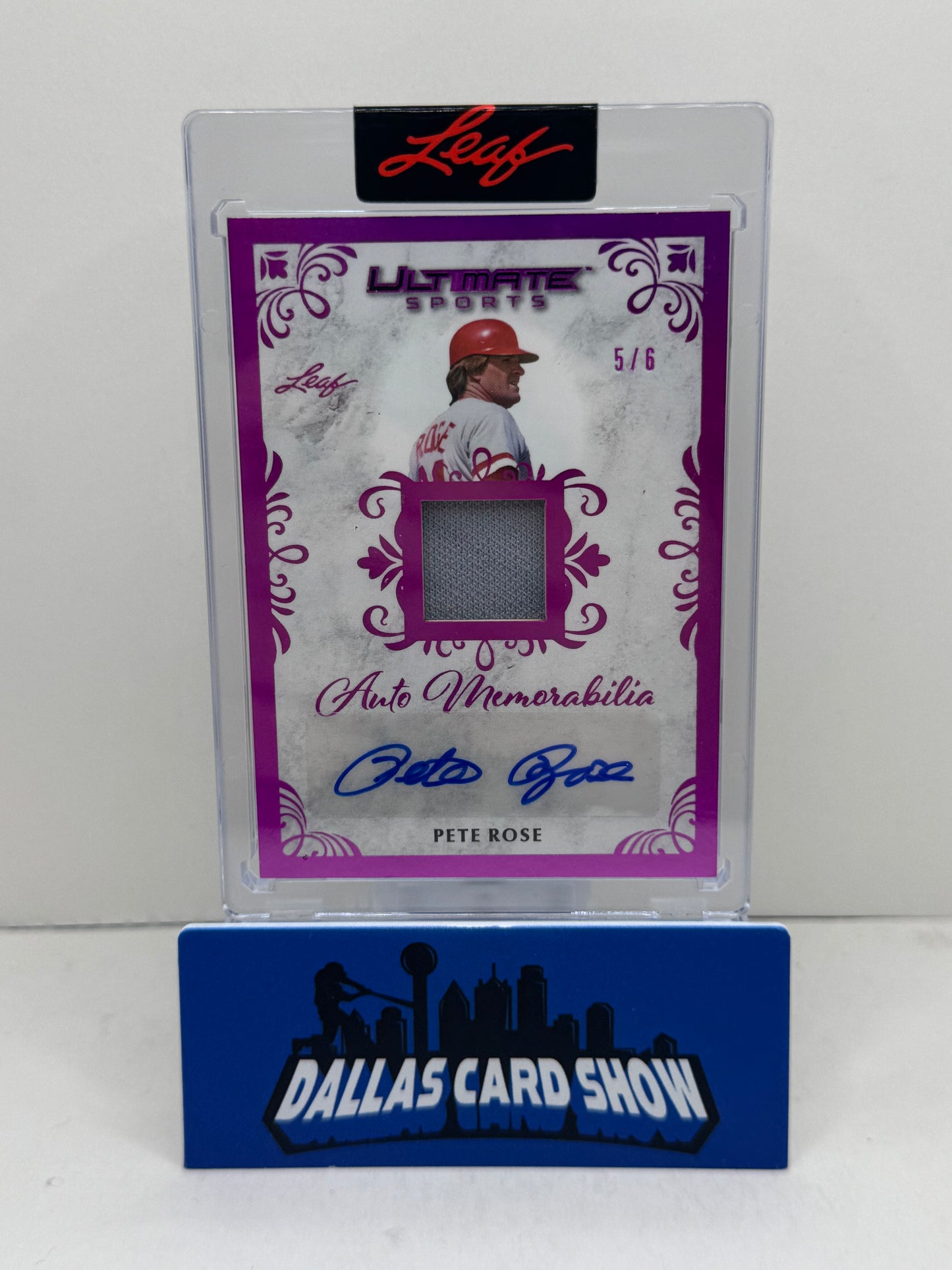 2024 Leaf Ultimate Sports #AM-PR1 Pete Rose Auto Memorabilia /6
