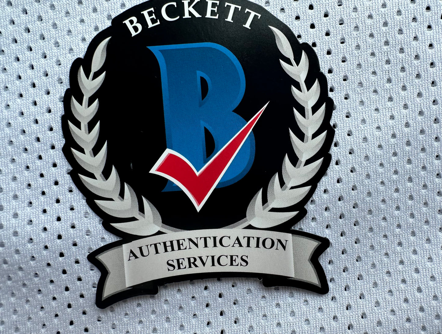 EUGENE LOCKHART DALLAS COWBOYS SIGNED WHITE JERSEY w/MULTI INSCs M BAS