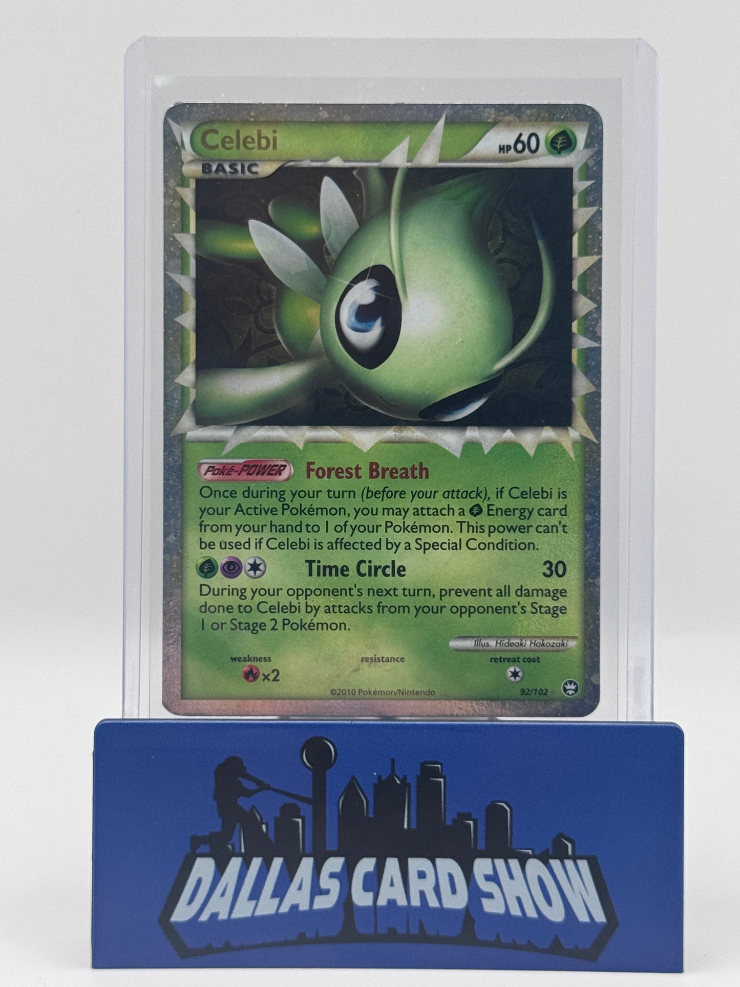 2010 Pokemon - Celebi (PRIME) - 92/102 Triumphant HP