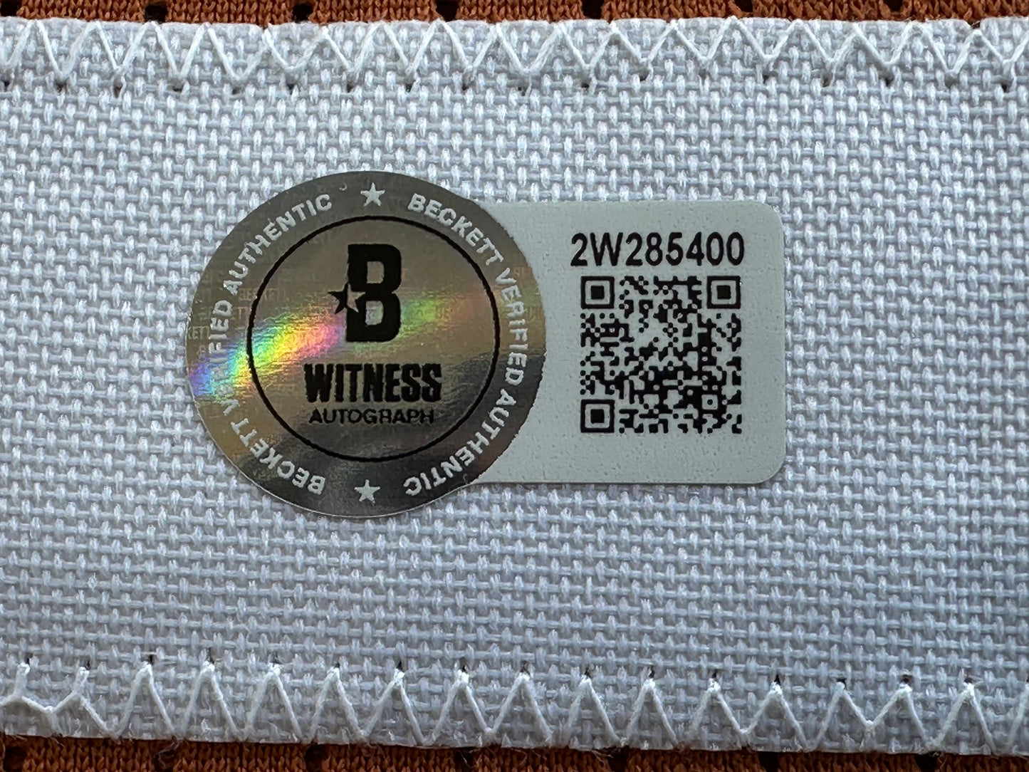 EARL CAMPBELL RICKY WILLIAMS SIGNED ORANGE HEISMAN JERSEY Texas Longhorns BAS