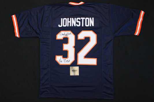 DARYL JOHNSTON SYRACUSE ORANGEMEN SIGNED FOOTBALL JERSEY "Go Cuse" BAS COA