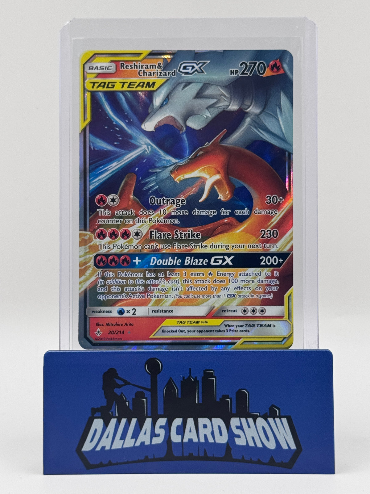 2019 Pokemon - Reshiram & Charizard GX - 20/214 Unbroken Bonds LP