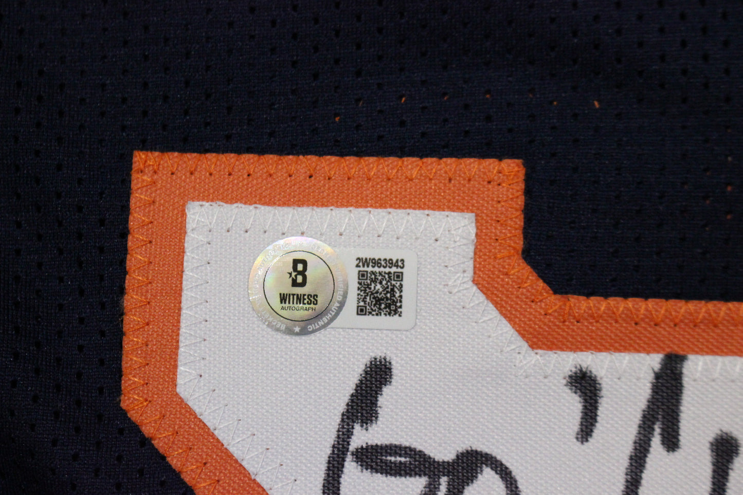 DARYL JOHNSTON SYRACUSE ORANGEMEN SIGNED FOOTBALL JERSEY "Go Cuse" BAS COA