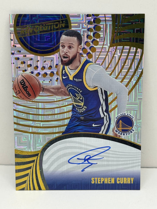 2023-24 Revolution Stephen Curry Levels Autograph #A-SCW Warriors