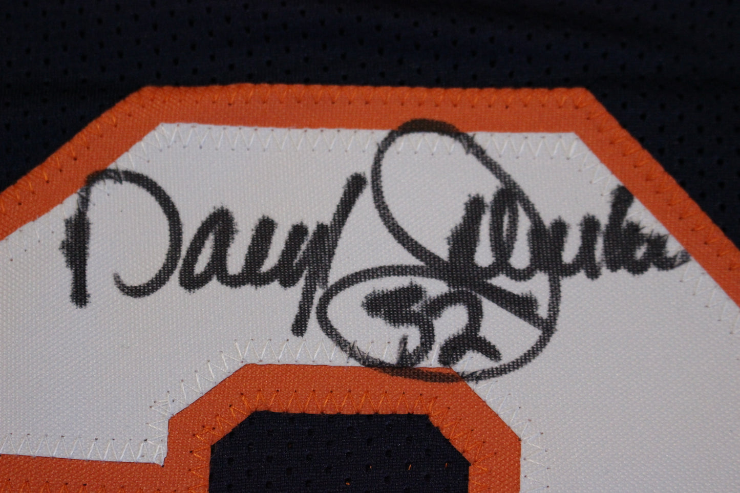 DARYL JOHNSTON SYRACUSE ORANGEMEN SIGNED FOOTBALL JERSEY "Go Cuse" BAS COA